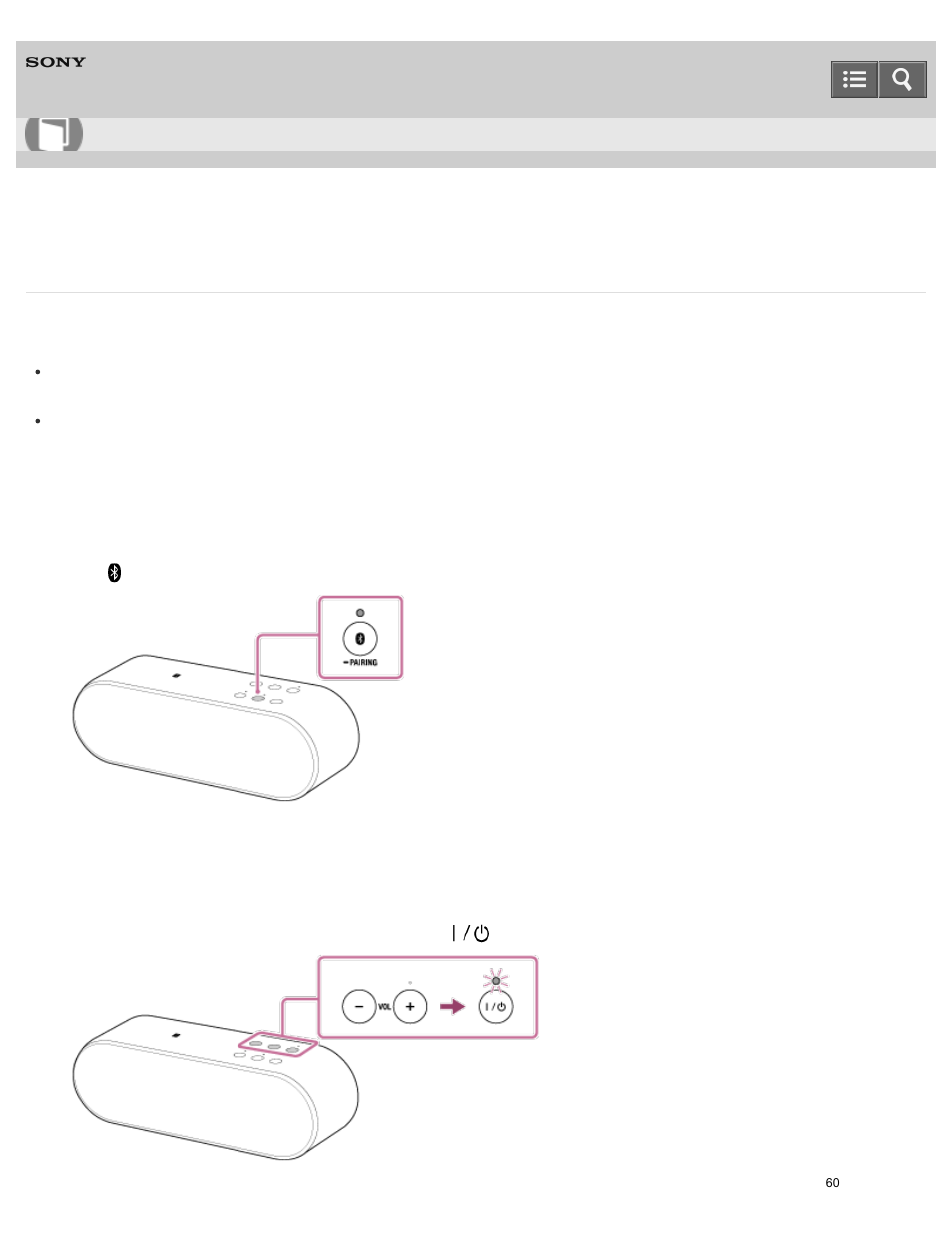 Help guide | Sony SRS-X2 User Manual | Page 64 / 92