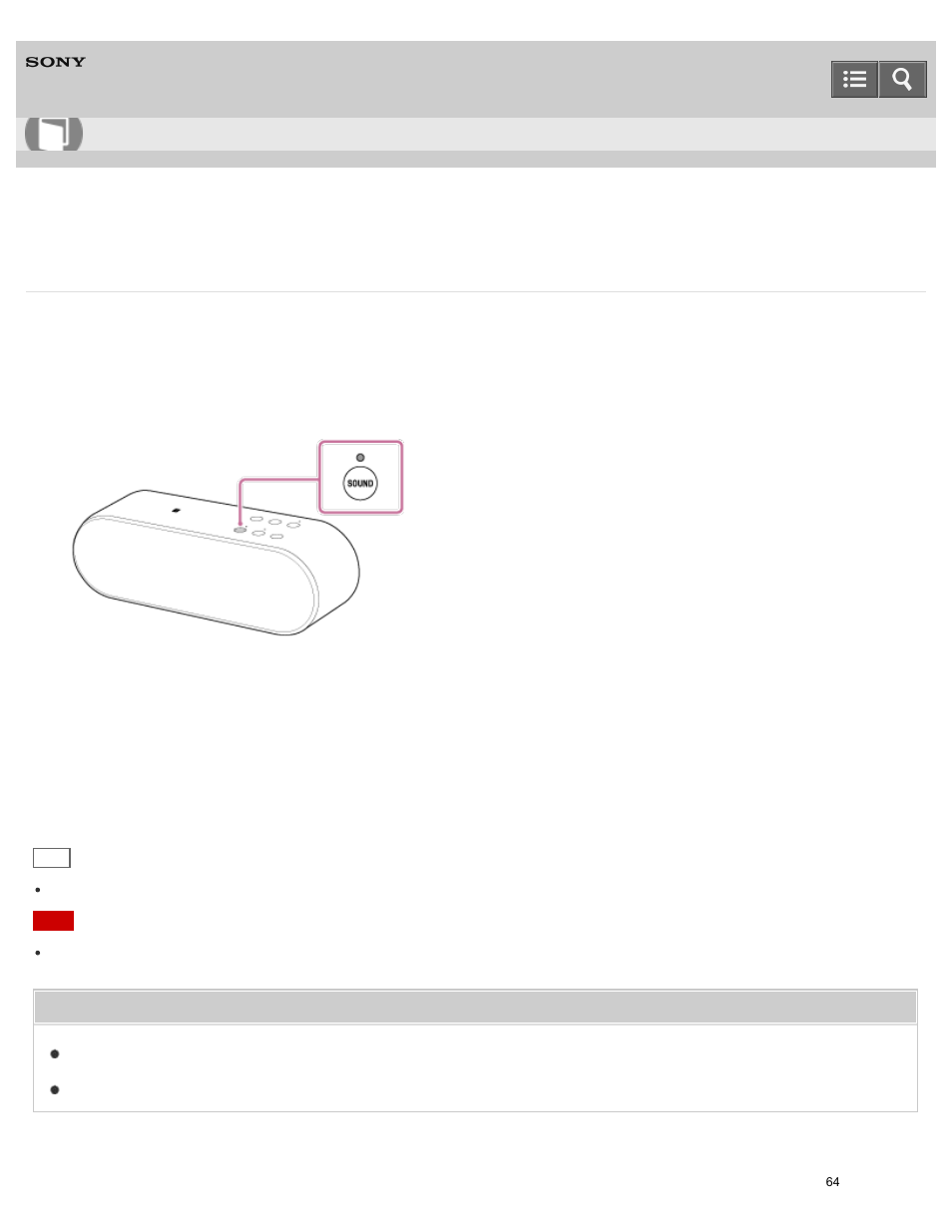 Enjoying the surround effects, Help guide | Sony SRS-X2 User Manual | Page 68 / 92