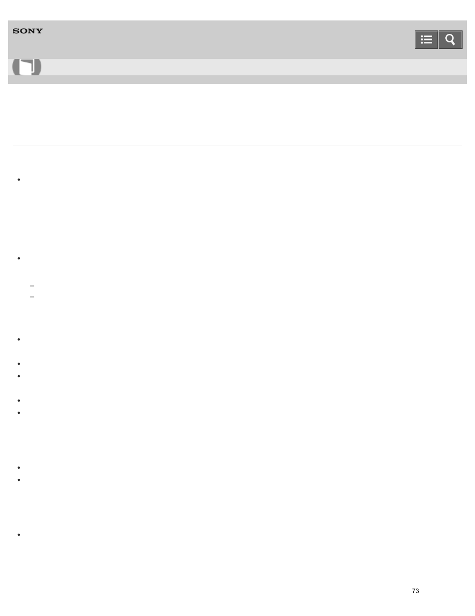 Precautions, Precautions on safety and use, etc, Help guide | Sony SRS-X2 User Manual | Page 77 / 92