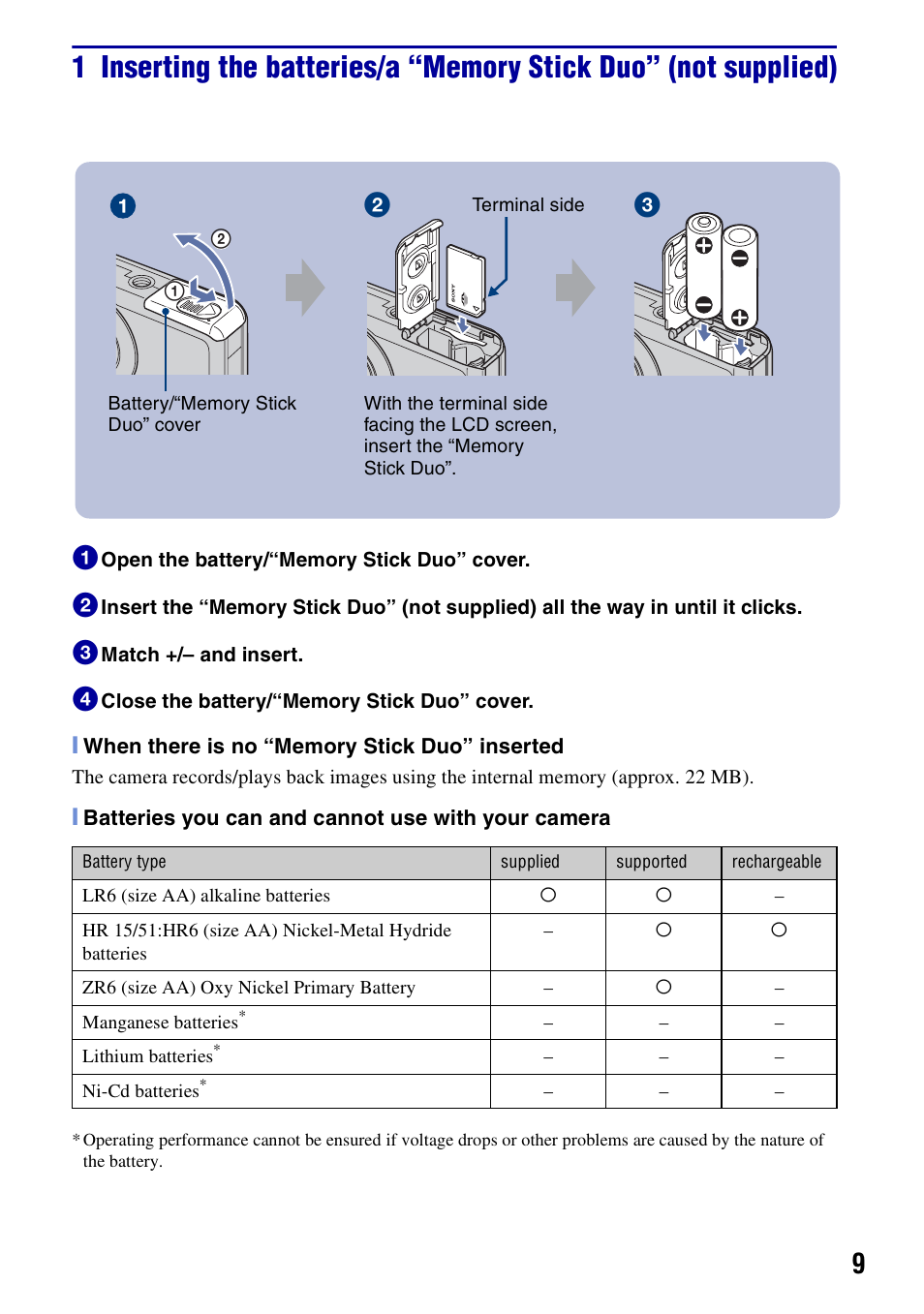 Sony DSC-S730 User Manual | Page 9 / 32