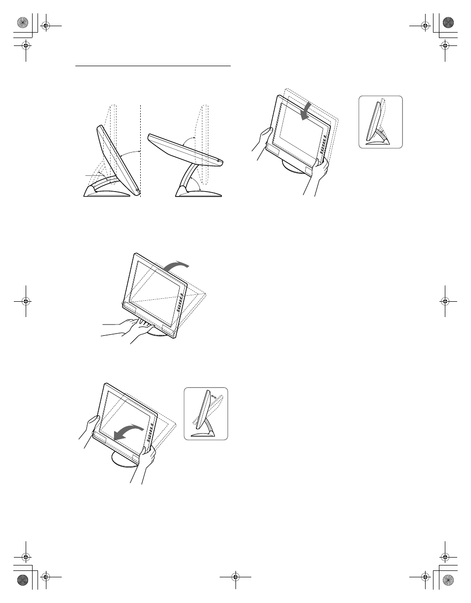 Einstellen von neigung und höhe | Sony SDM-M61 User Manual | Page 50 / 104