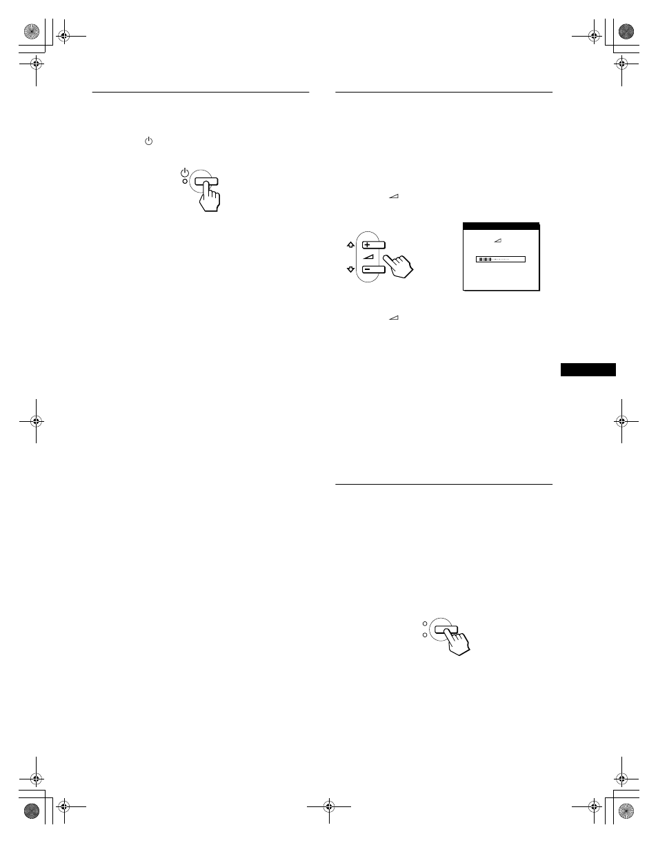 Step 6: turn on the monitor and computer, Using the stereo speakers, Selecting the input signal | Step 6 | Sony SDM-M61 User Manual | Page 9 / 104