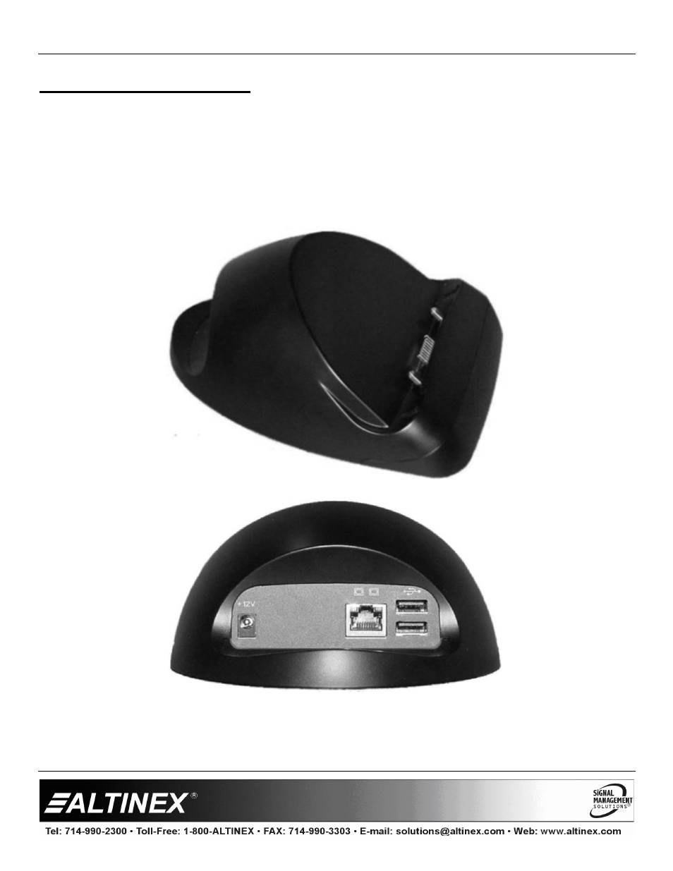 Special application | Altinex Wireless Touchscreen Controller CP451-008 User Manual | Page 9 / 13