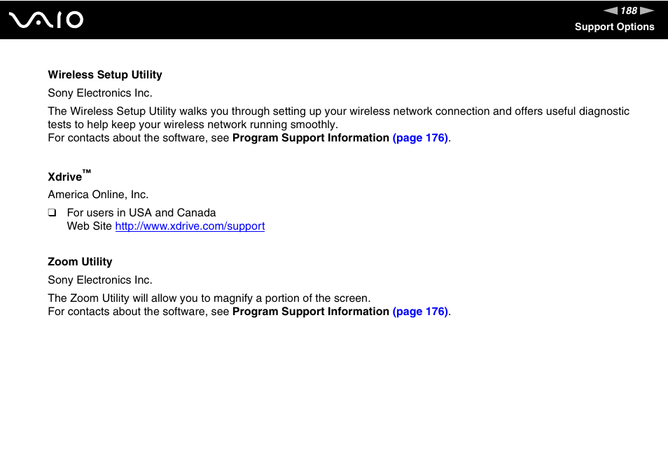 Sony VGN-UX180P User Manual | Page 188 / 189