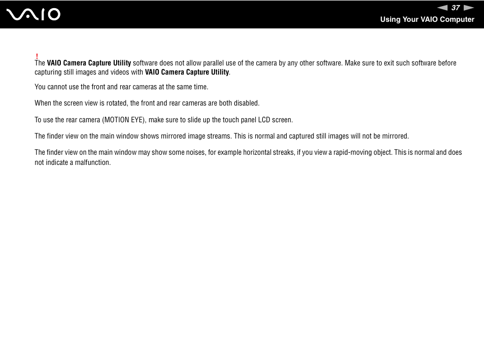 Sony VGN-UX180P User Manual | Page 37 / 189