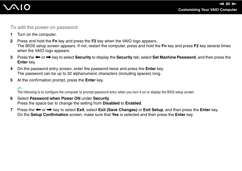 Sony VGN-UX180P User Manual | Page 89 / 189