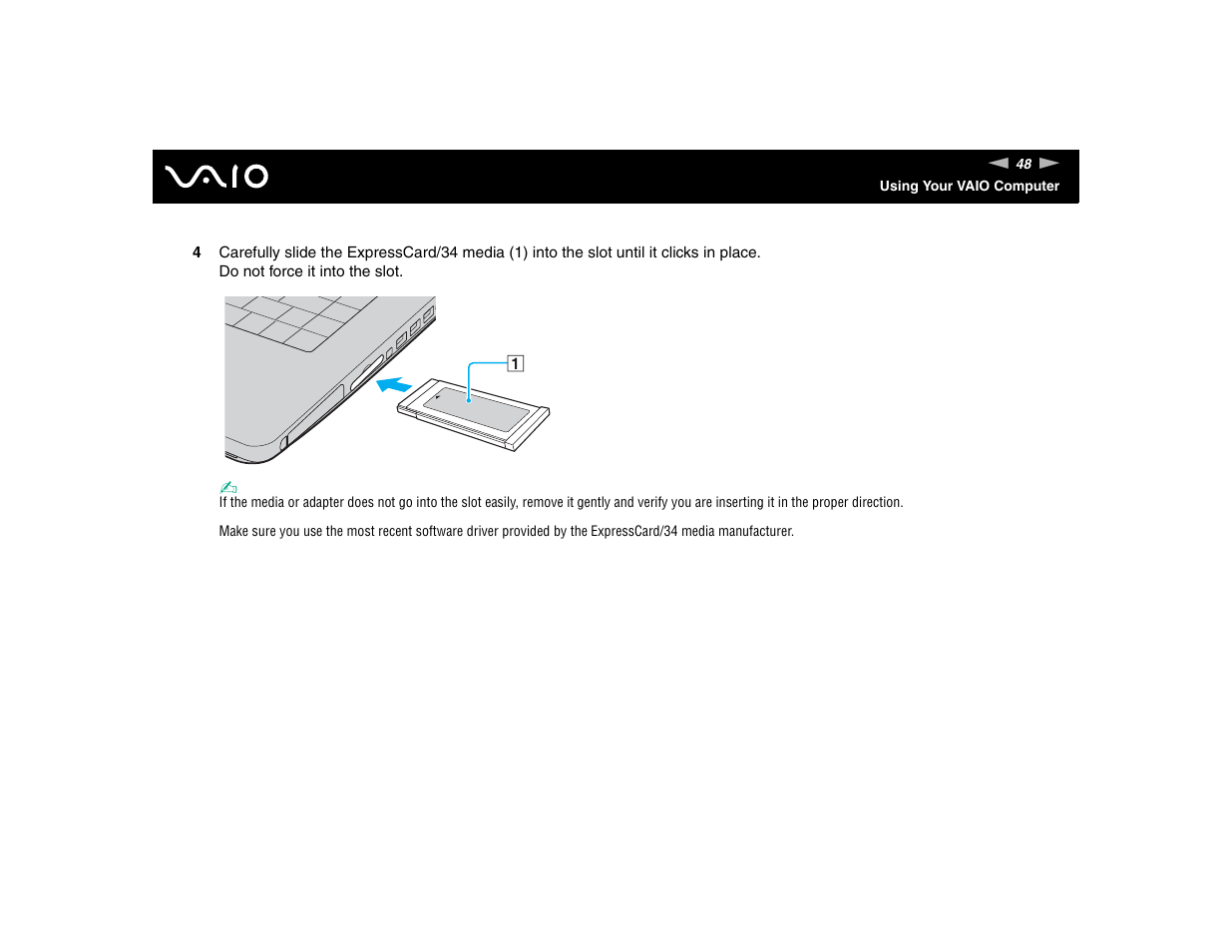 Sony VGN-FE570G User Manual | Page 48 / 194