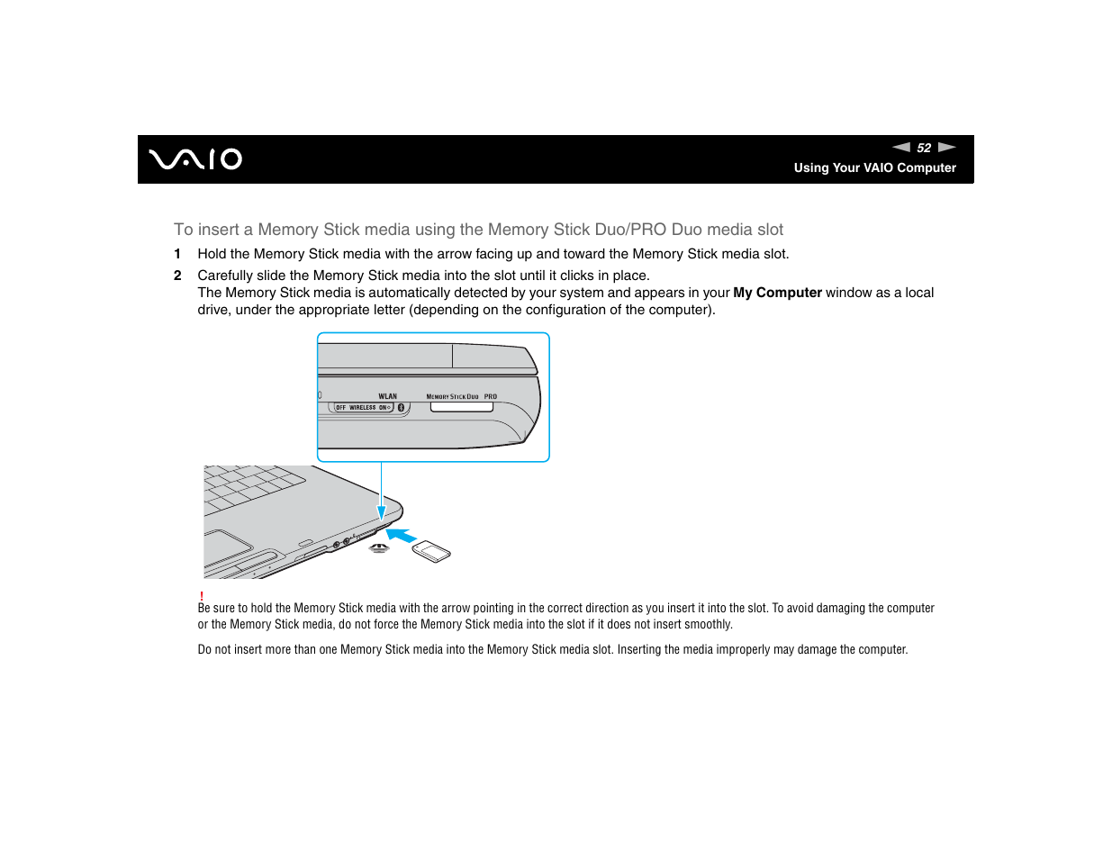 Sony VGN-FE570G User Manual | Page 52 / 194