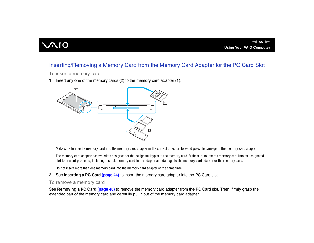 Sony VGN-FE570G User Manual | Page 56 / 194