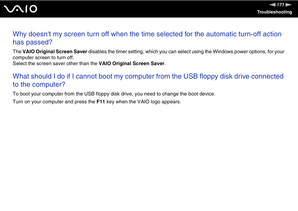 Sony VGN-TXN27N User Manual | Page 171 / 218