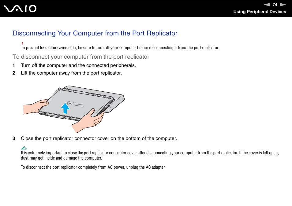 Sony VGN-TXN27N User Manual | Page 74 / 218