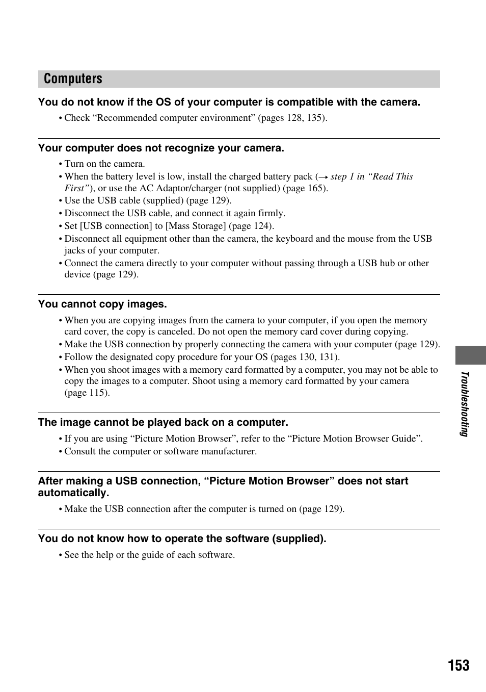 Computers | Sony DSLR-A700 User Manual | Page 153 / 179