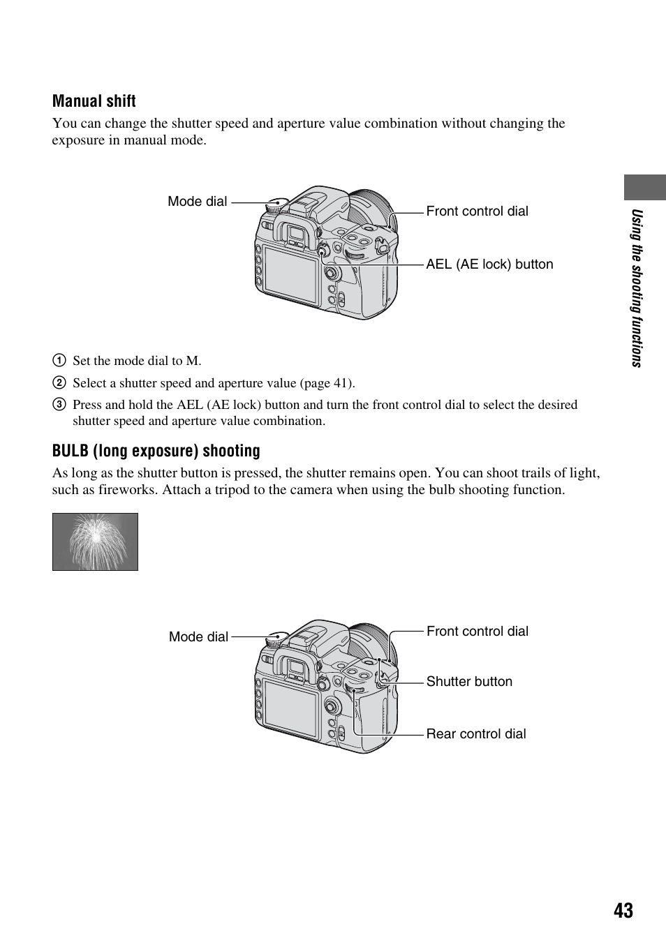 Sony DSLR-A700 User Manual | Page 43 / 179