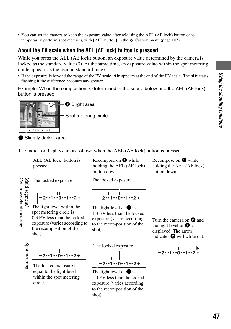 Sony DSLR-A700 User Manual | Page 47 / 179