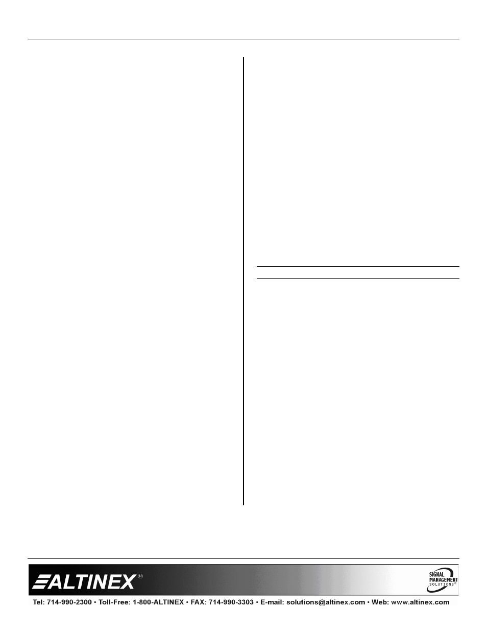 Feedback control, Multitasker | Altinex MT108-103 User Manual | Page 10 / 17
