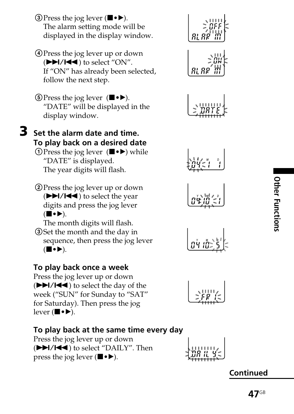 Sony ICD-ST25VTP User Manual | Page 47 / 72