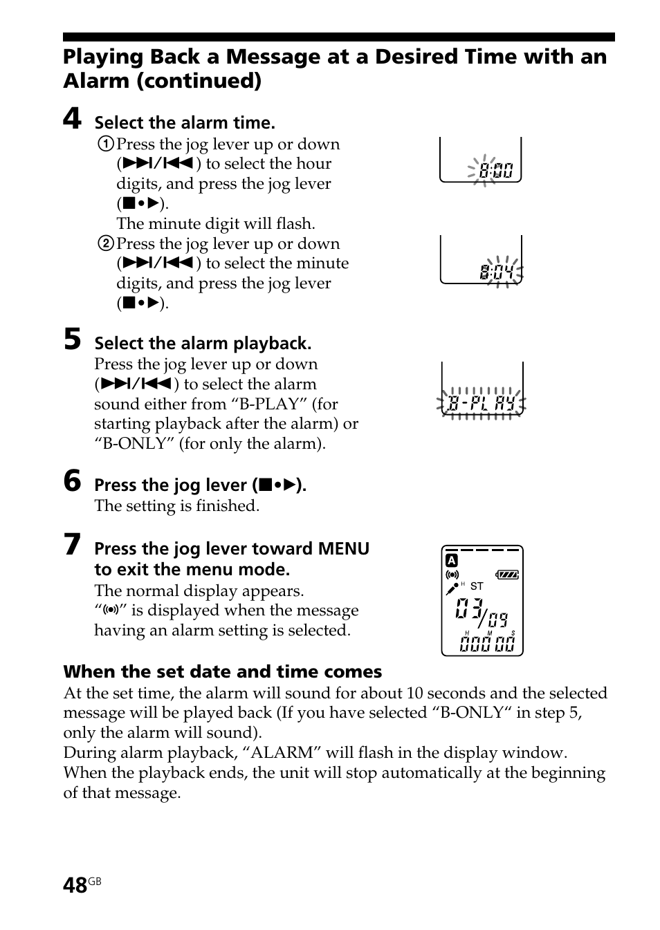 Sony ICD-ST25VTP User Manual | Page 48 / 72