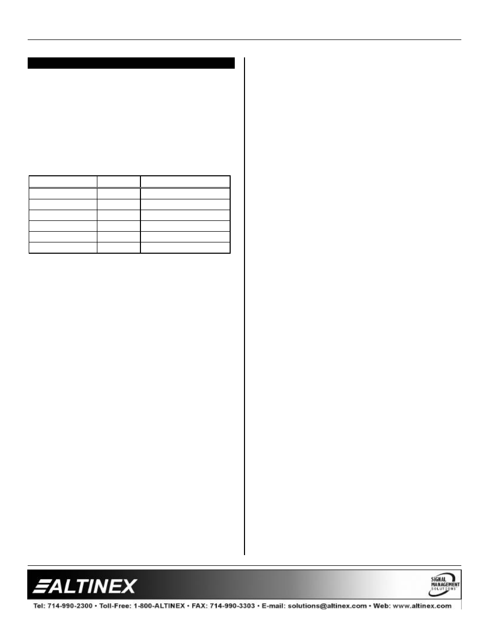 Interfaces | Altinex System Interface Audio & Equalization VA6822 User Manual | Page 11 / 14
