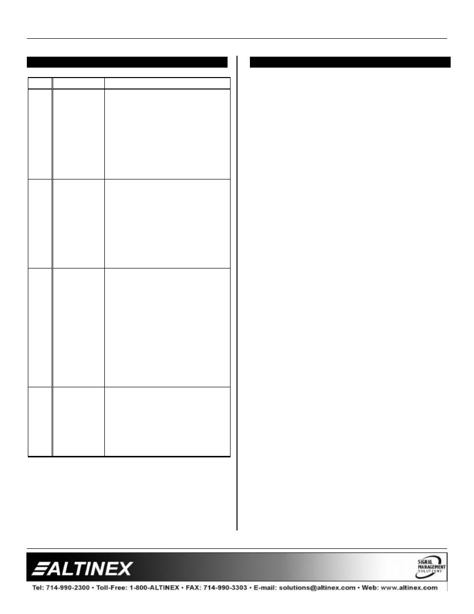 Interfaces | Altinex System Interface Audio & Equalization VA6822 User Manual | Page 13 / 14