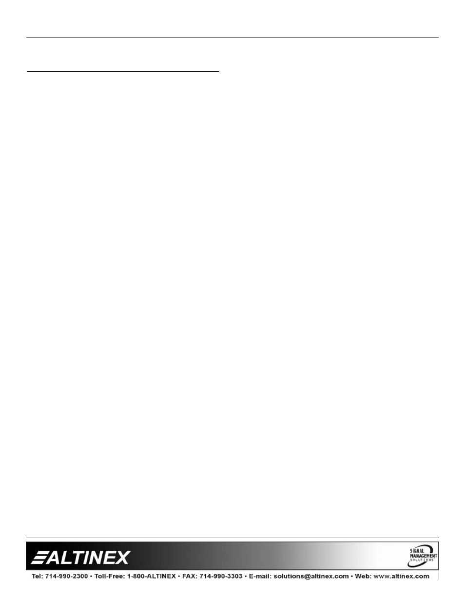 Interfaces | Altinex System Interface Audio & Equalization VA6822 User Manual | Page 2 / 14