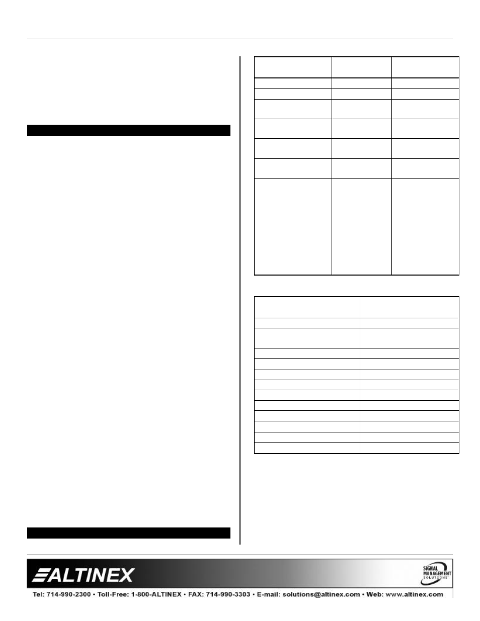 Interfaces | Altinex System Interface Audio & Equalization VA6822 User Manual | Page 4 / 14