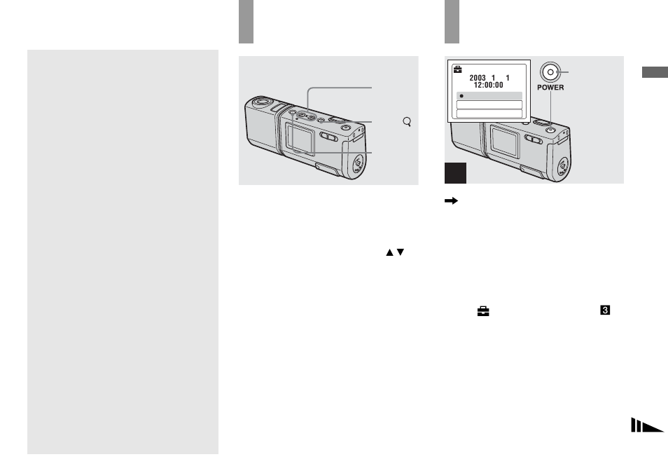 How to use the buttons, Setting the date and time, How to use the buttons setting the date and time | Auto power-off function | Sony DSC-U50 User Manual | Page 15 / 92