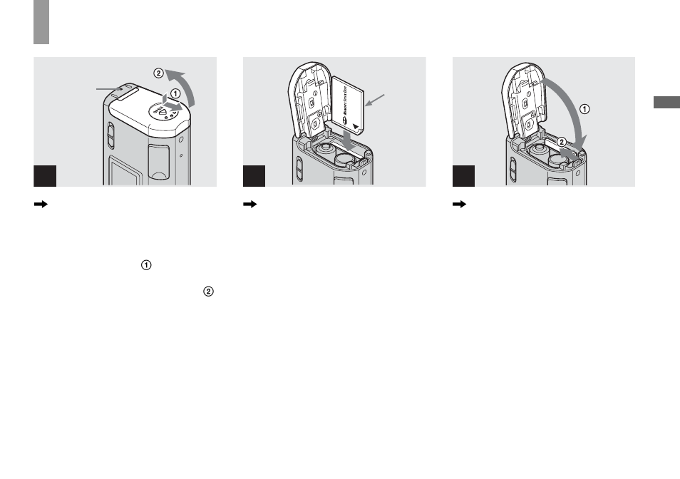 Shooting still images, Inserting and removing a “memory stick duo, Inserting and removing a | Memory stick duo | Sony DSC-U50 User Manual | Page 17 / 92