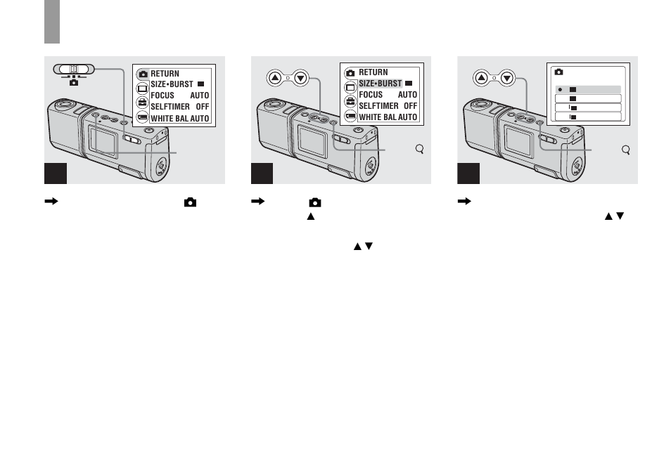 Setting the still image size | Sony DSC-U50 User Manual | Page 18 / 92