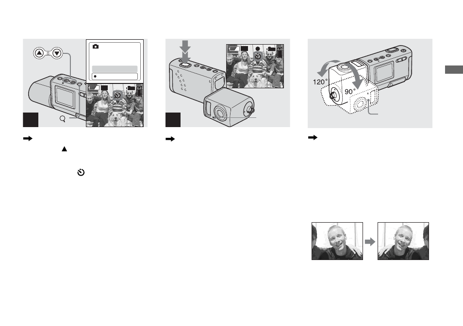 Rotating the lens | Sony DSC-U50 User Manual | Page 23 / 92