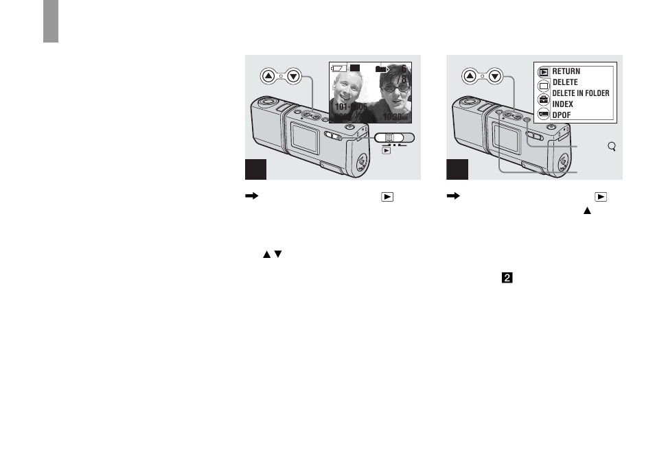 Choosing images to print — print (dpof) mark, Choosing images to print, Print (dpof) mark | Sony DSC-U50 User Manual | Page 40 / 92