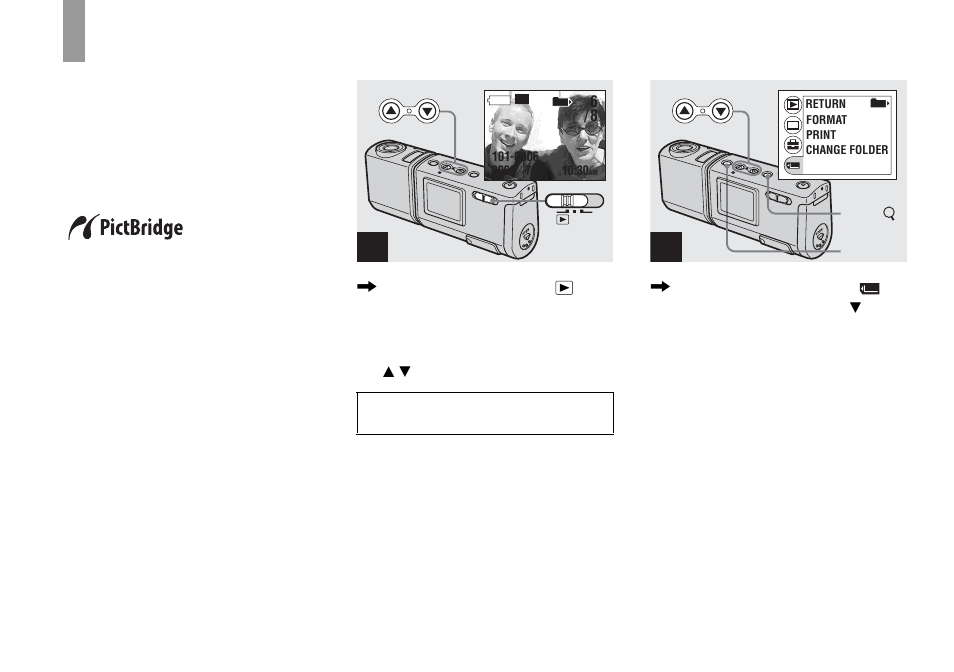 Connecting your camera to a pictbridge, Compliant printer | Sony DSC-U50 User Manual | Page 42 / 92