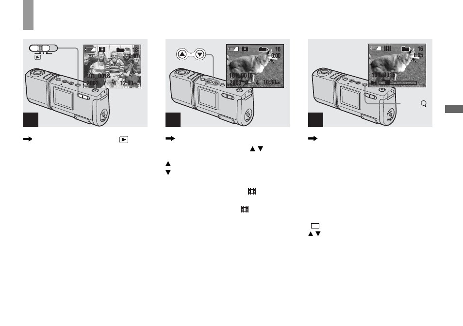 Viewing movies on the lcd screen | Sony DSC-U50 User Manual | Page 49 / 92