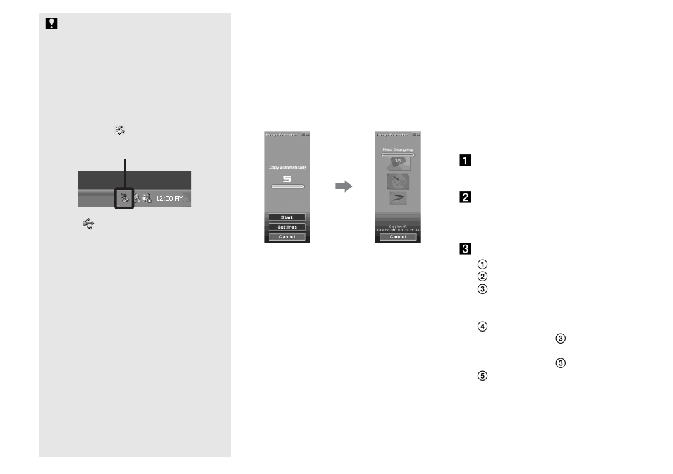 Copying images using “image transfer, Copying images using, Image transfer | Sony DSC-U50 User Manual | Page 58 / 92