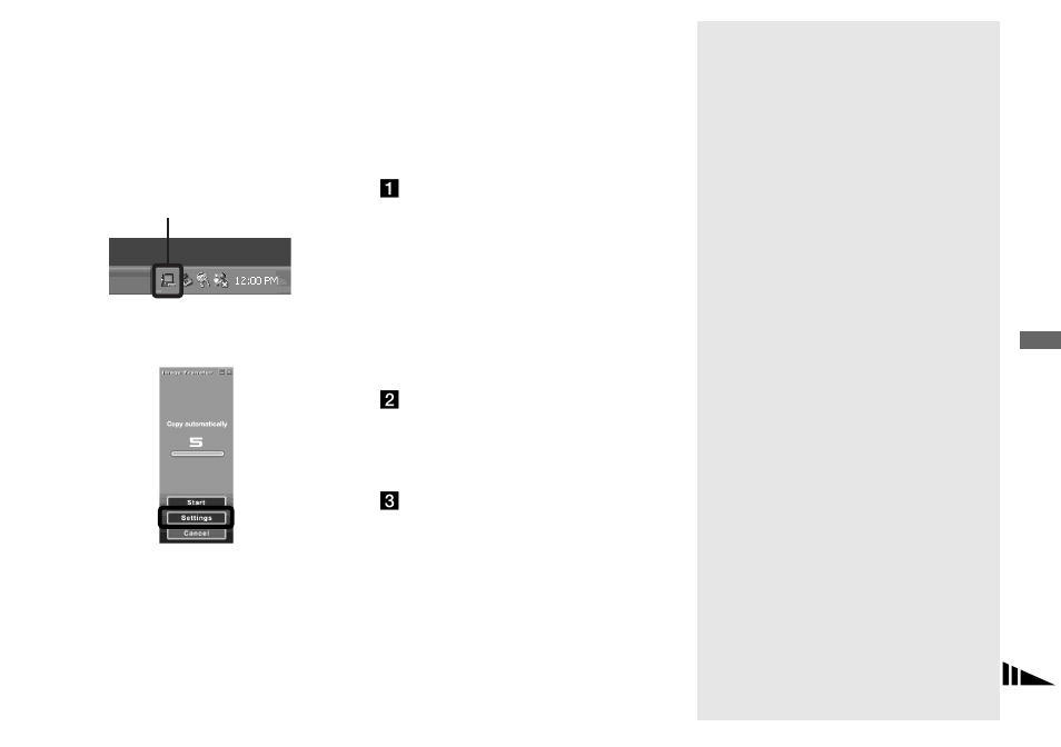 Changing “image transfer” settings, Copying images without using “image transfer, Image transfer | Sony DSC-U50 User Manual | Page 59 / 92