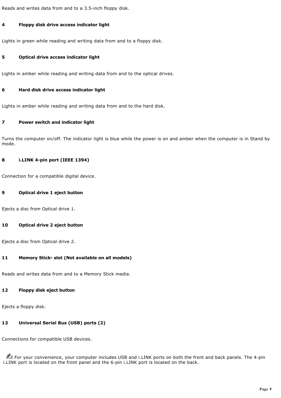 Sony PCV-RX770 User Manual | Page 9 / 80