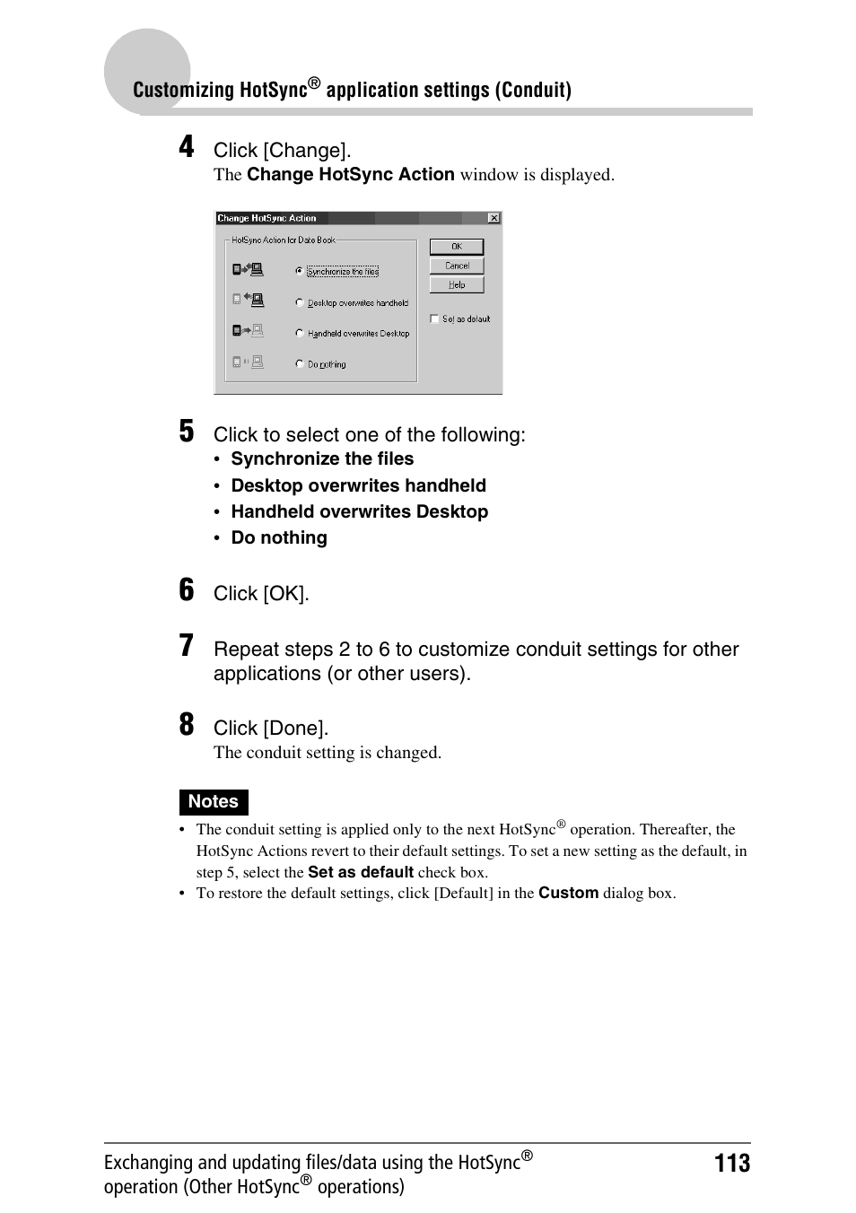 Sony PEG-UX40 User Manual | Page 113 / 197