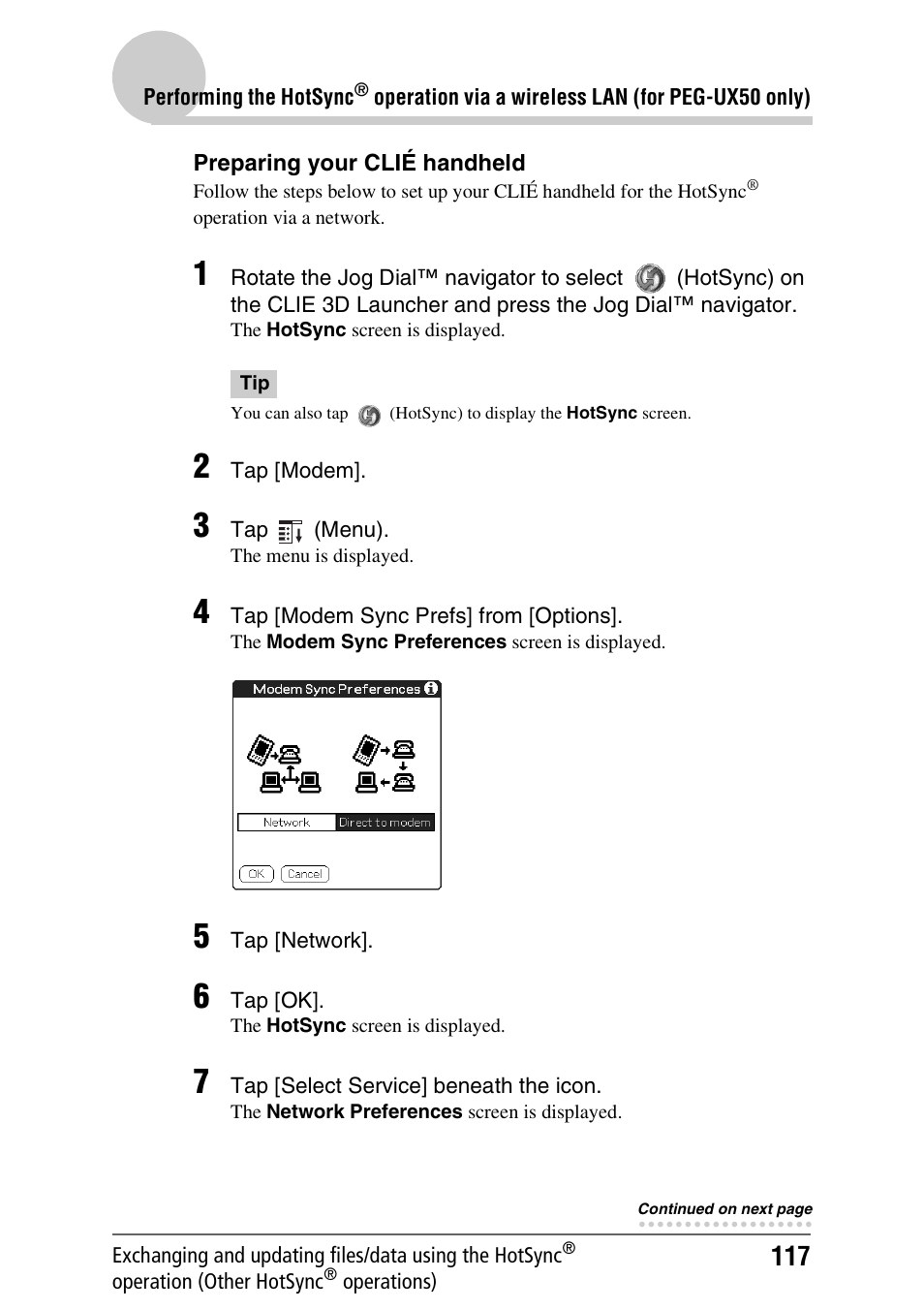 Sony PEG-UX40 User Manual | Page 117 / 197