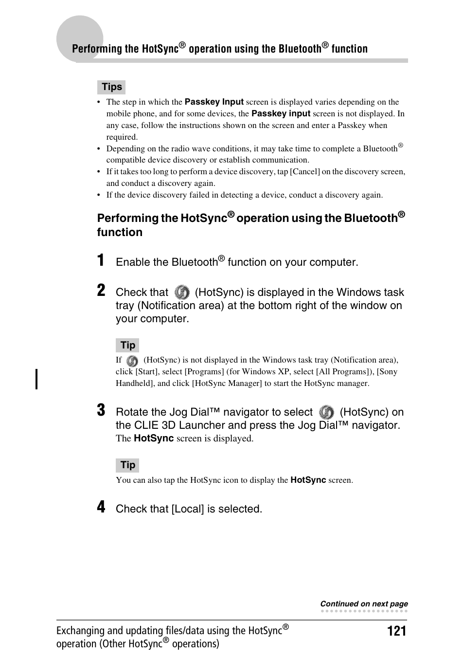 Sony PEG-UX40 User Manual | Page 121 / 197