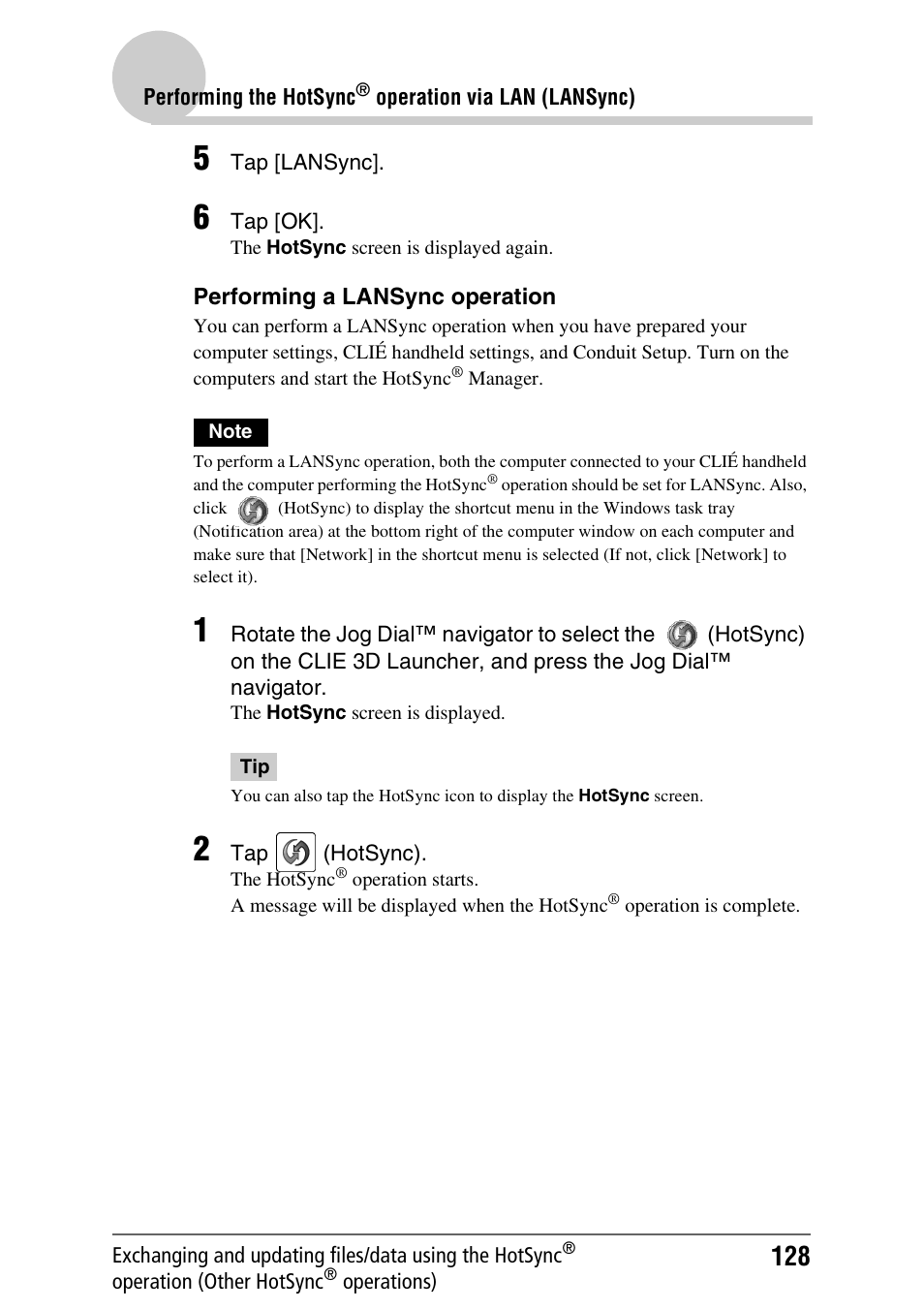 Sony PEG-UX40 User Manual | Page 128 / 197