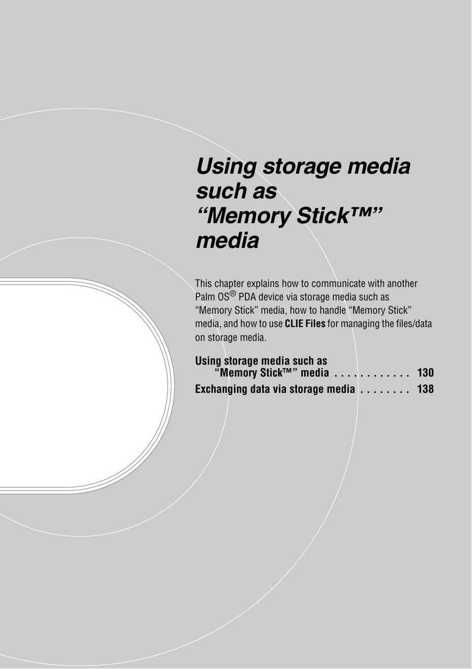 Using storage media such as “memory stick™” media | Sony PEG-UX40 User Manual | Page 129 / 197