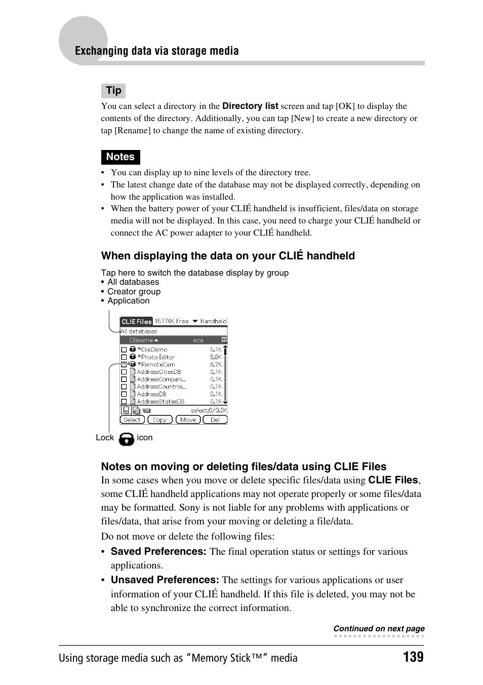 Sony PEG-UX40 User Manual | Page 139 / 197