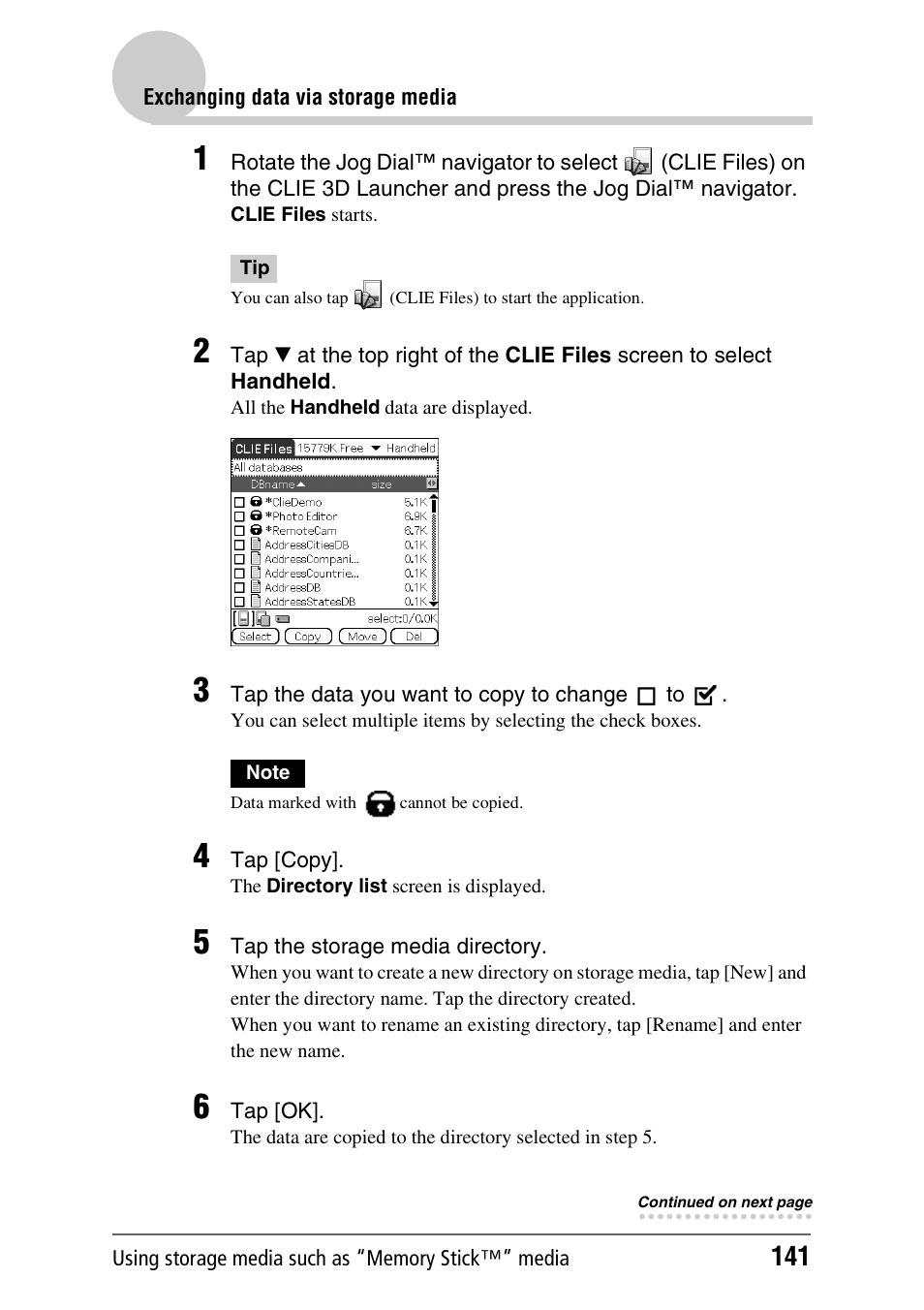 Sony PEG-UX40 User Manual | Page 141 / 197