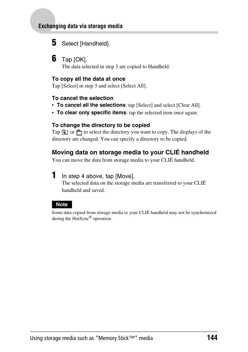 Sony PEG-UX40 User Manual | Page 144 / 197