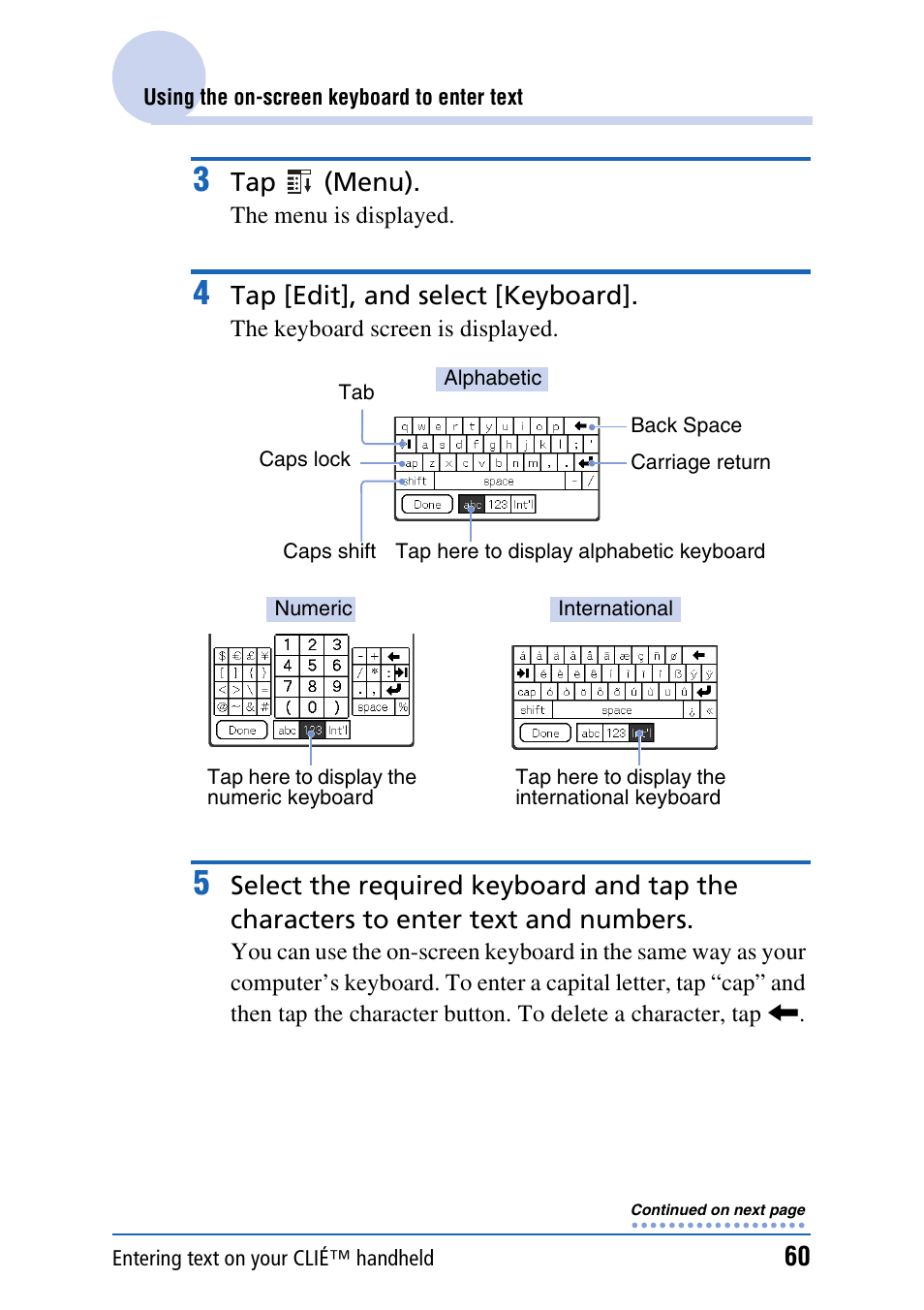 Sony PEG-UX40 User Manual | Page 60 / 197