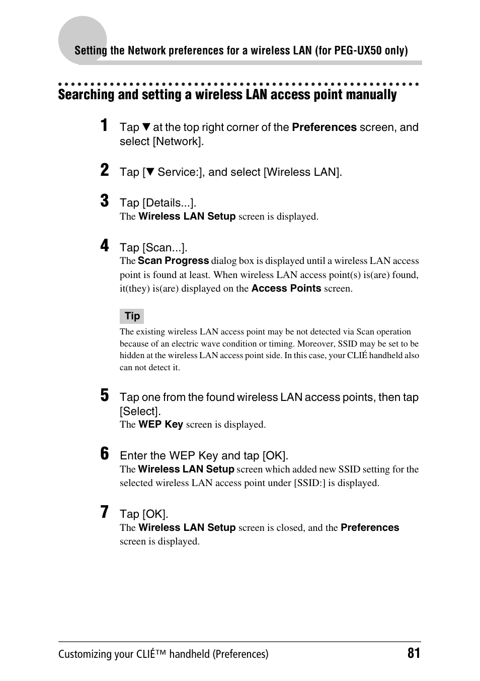 Sony PEG-UX40 User Manual | Page 81 / 197