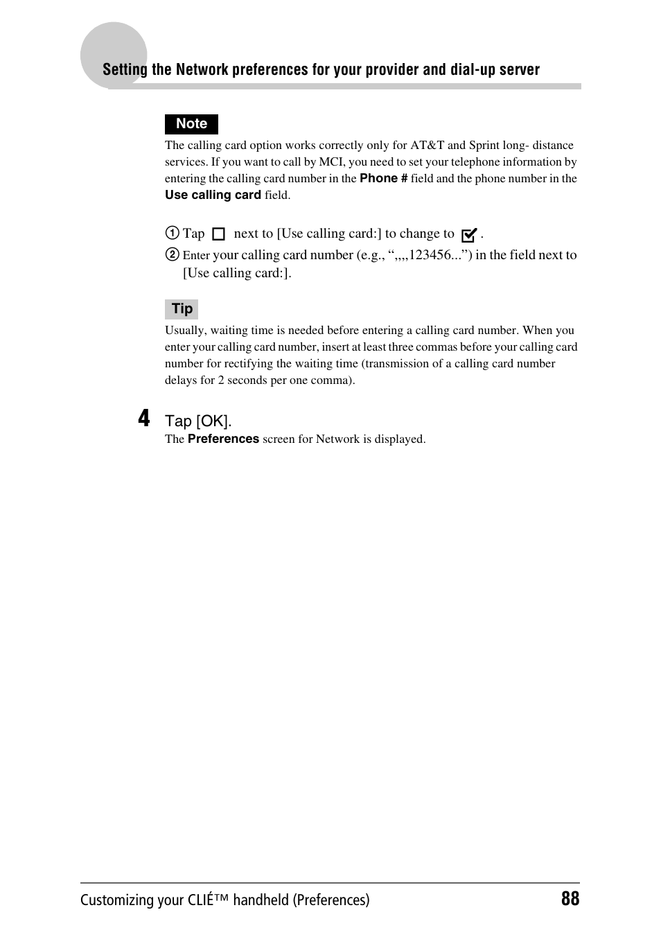 Sony PEG-UX40 User Manual | Page 88 / 197