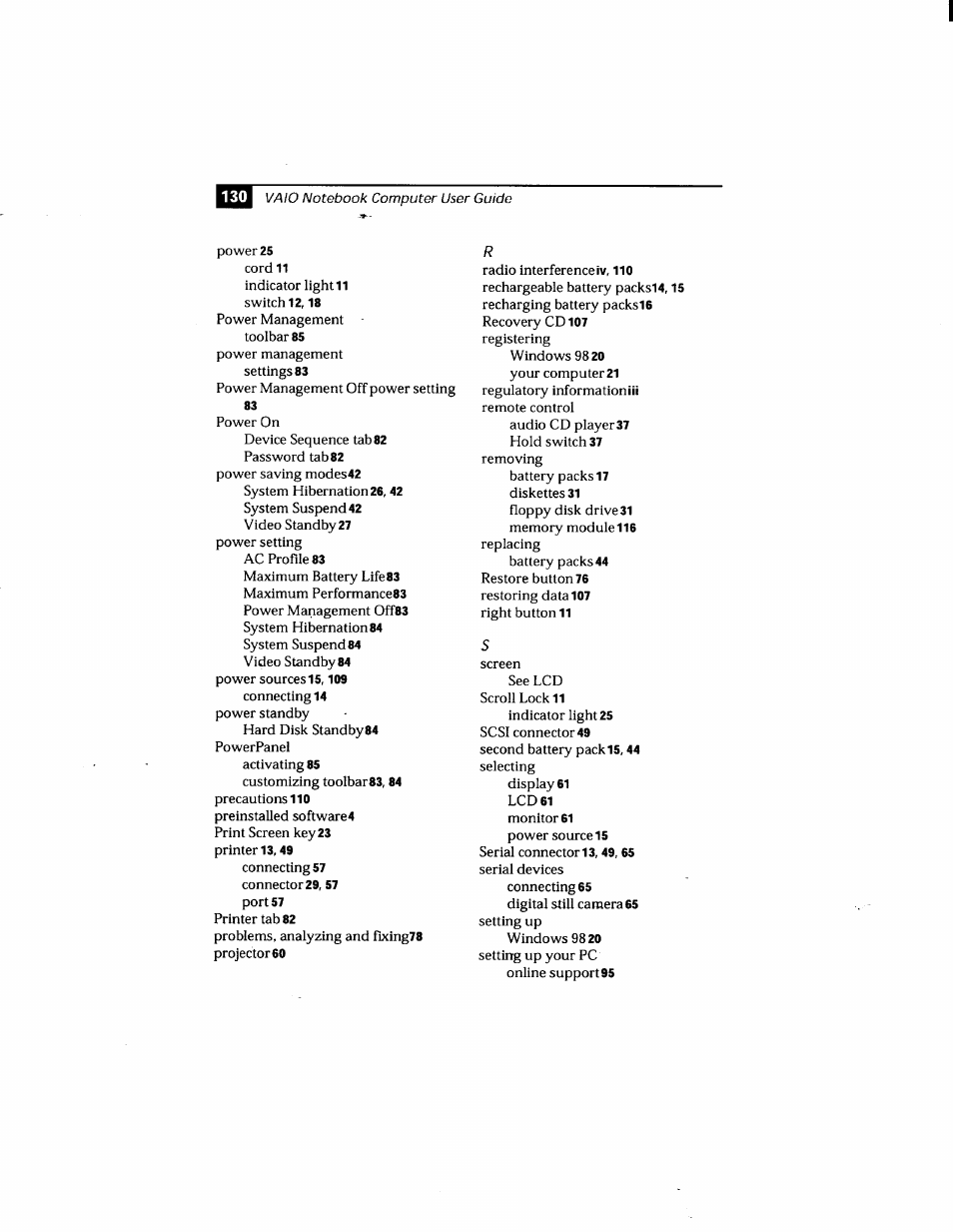 Sony PCG-808 User Manual | Page 142 / 144