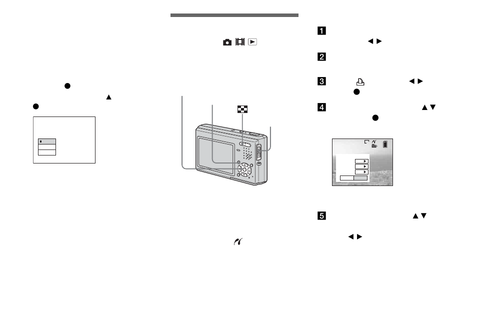 Printing images | Sony DSC-T1 User Manual | Page 3 / 10