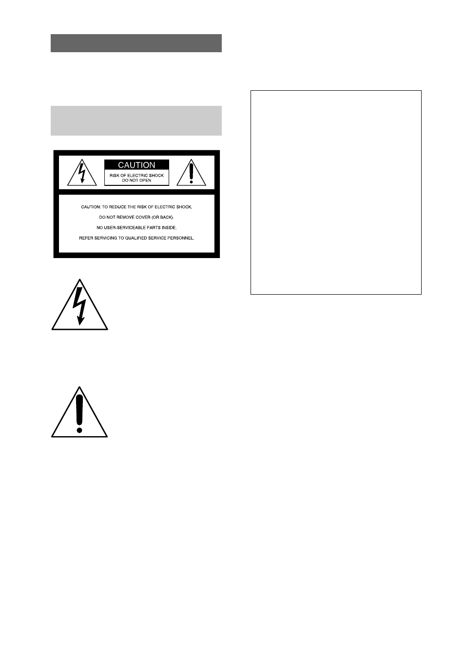 Warning, For the customers in the u.s.a, Warning for the customers in the u.s.a | Declaration of conformity | Sony DSC-F505V User Manual | Page 2 / 68