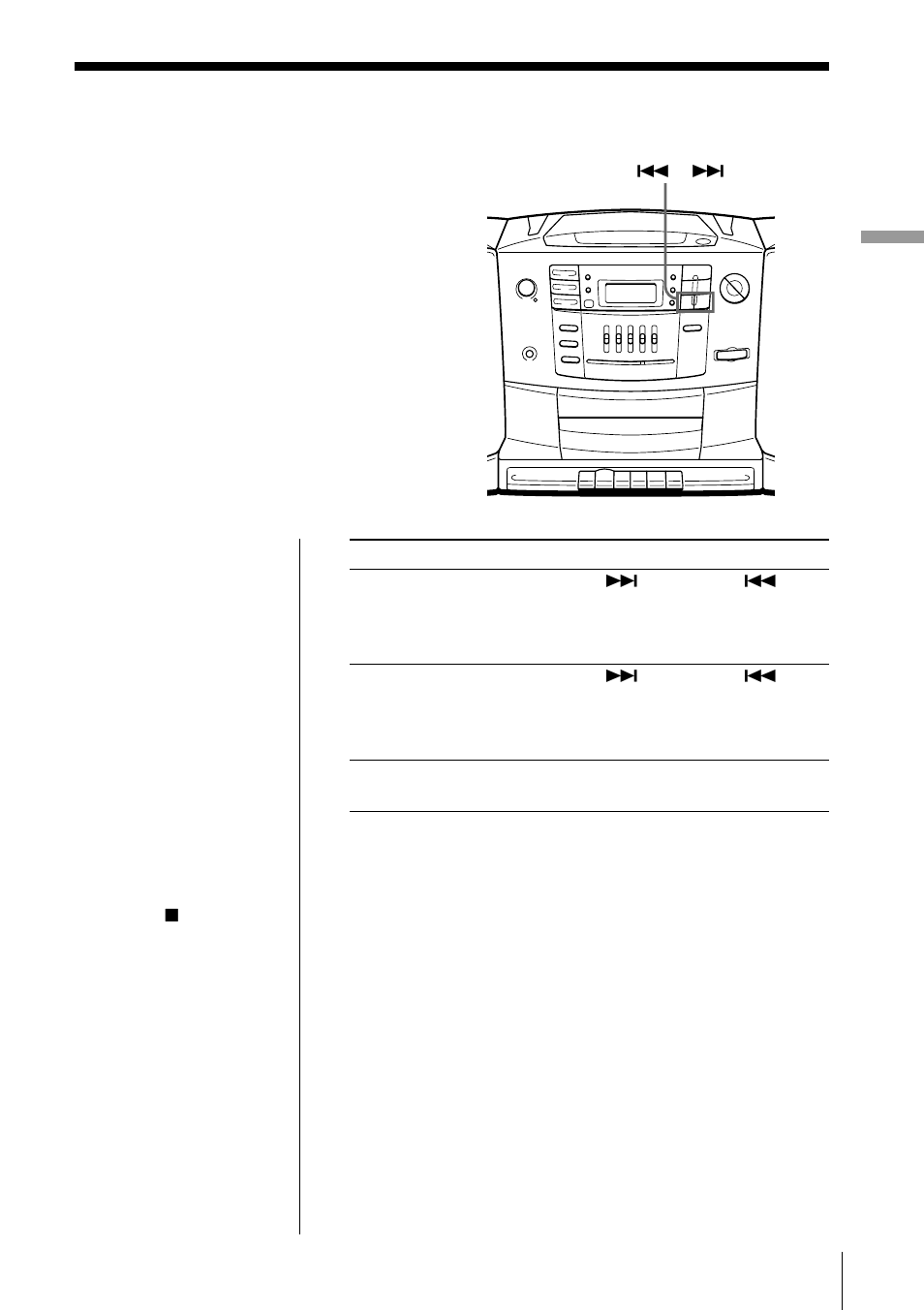 Locating a specific point in a track | Sony CFD-Z550 User Manual | Page 13 / 36